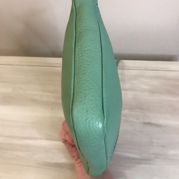 Fossil Elise Leather Crossbody Purse, Mint Green - Picture 8 of 12